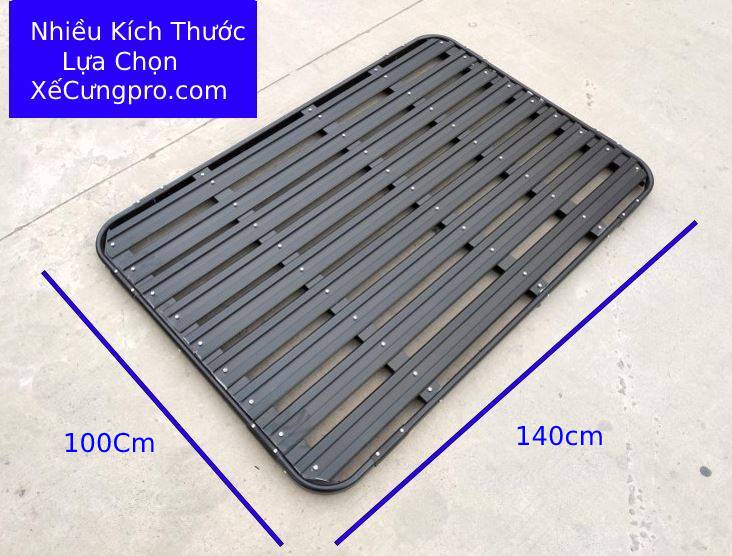 Giá Nóc Phẳng Hợp Kim Nhôm SUV 140x100cm