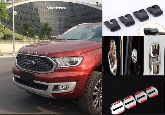 Ốp Chống Gỉ Chốt Cửa Ford Everest 2016-2022