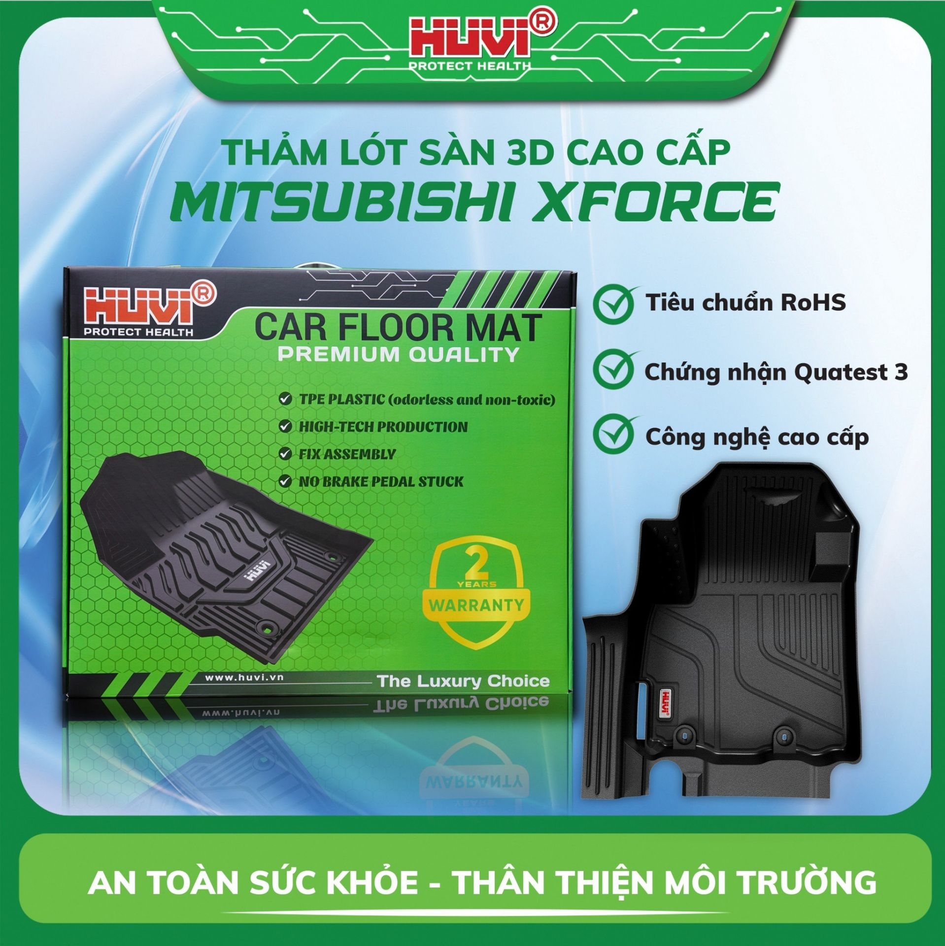 Thảm lót sàn Mitsubishi Xforce Huvi