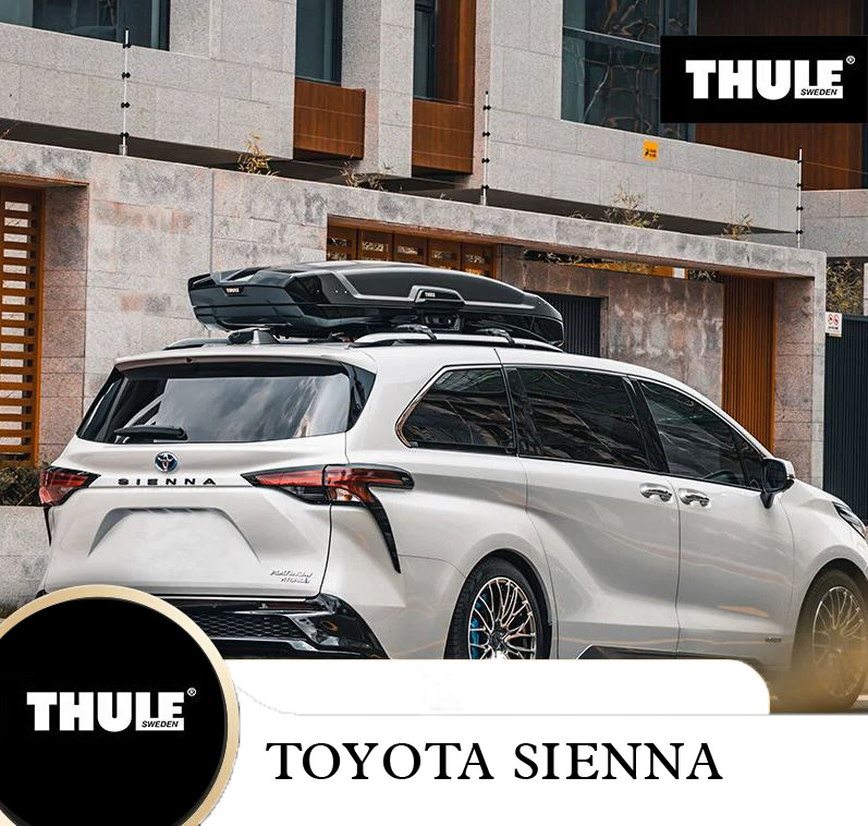 Combo giá nóc cốp nóc Thule Toyota Sienna