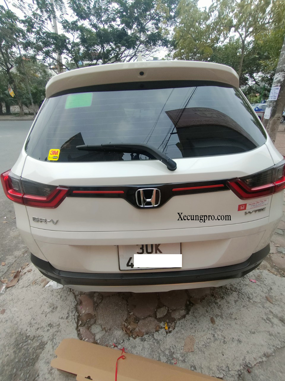 Combo Ốp trang trí cốp sau + logo honda brv 2023 -2024