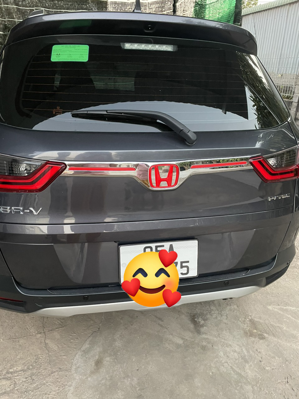 Combo Ốp trang trí cốp sau + logo honda brv 2023 -2024