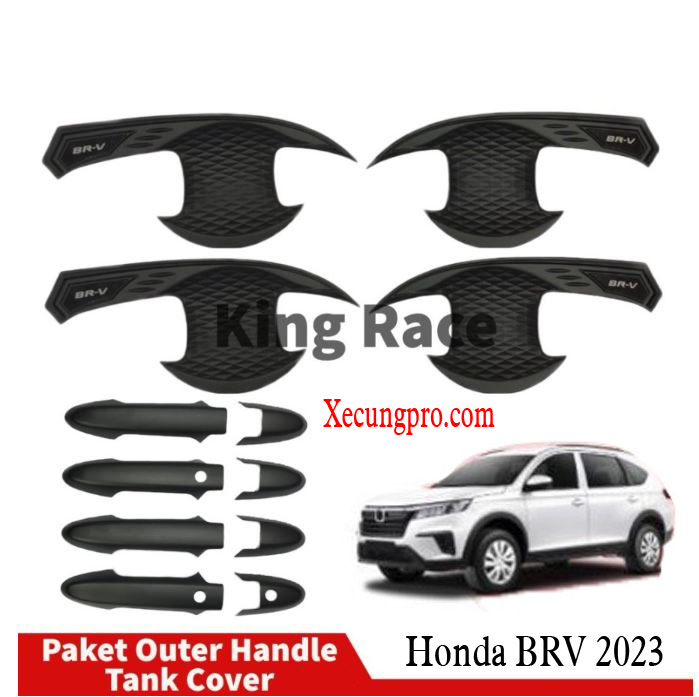 Ốp chống xước tay nắm + hõm cửa honda BRV 2023