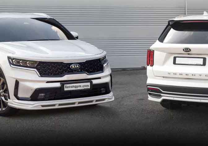 Ốp bodykit kia sorento hàn quốc ( trước + sau Mẫu 2)