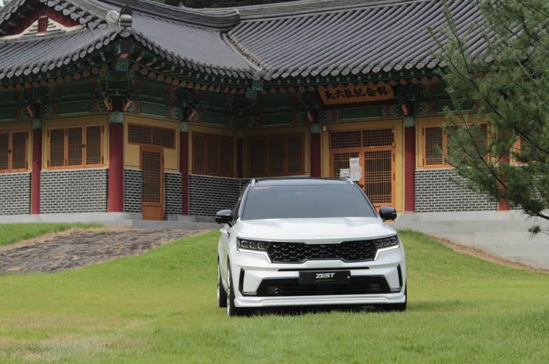 Ốp bodykit trước sau hàn quốc kia sorento