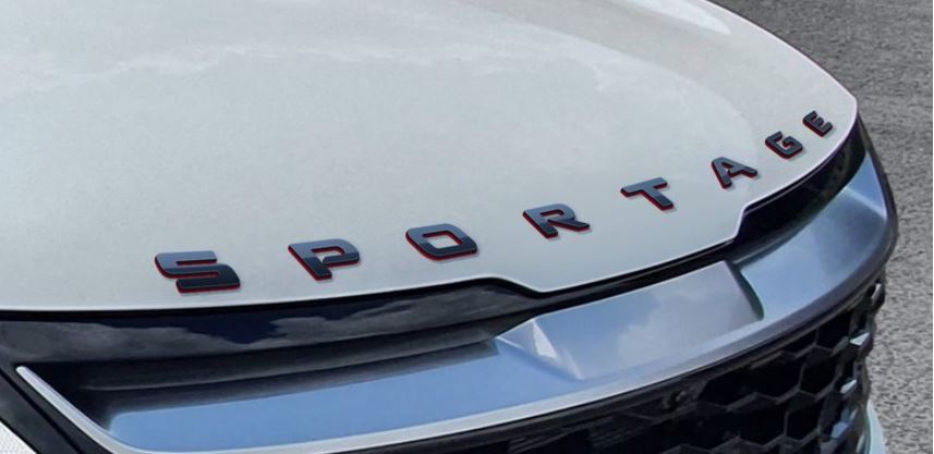 Chữ dán nổi sportage  (1 chữ)