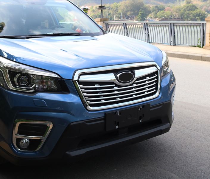 Bộ Ốp Viền Bạc Mặt Calang Subaru Forester 2019-2021