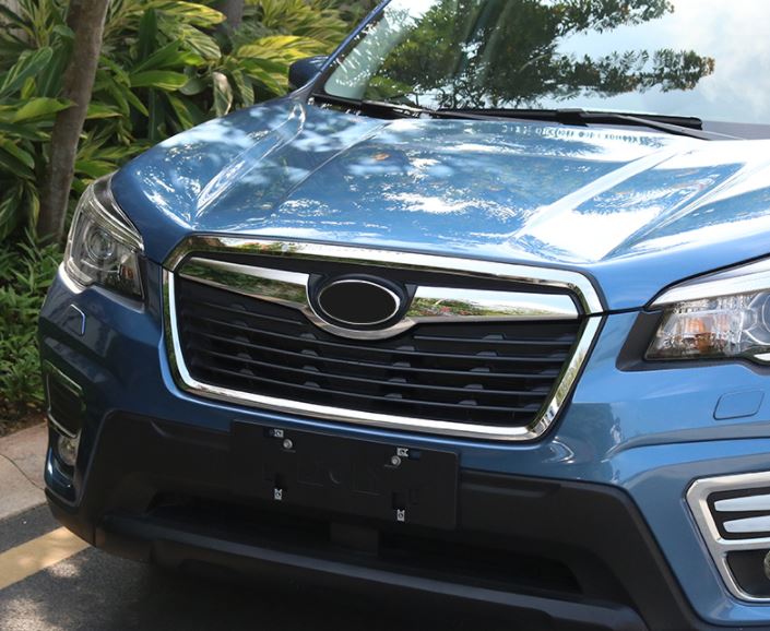 Bộ Ốp Viền Bạc Mặt Calang Subaru Forester 2019-2021