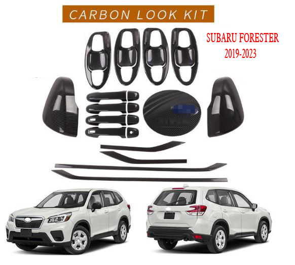 Full bộ ốp ngoại thất carbon Subaru Forester 2019-2023