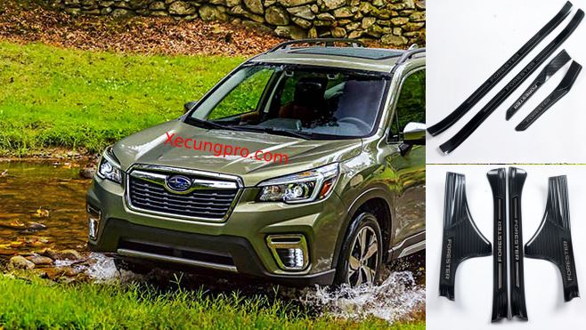 Ốp Bảo Vệ Chống Xước Bậc Subaru Forester (8 Chi Tiết)