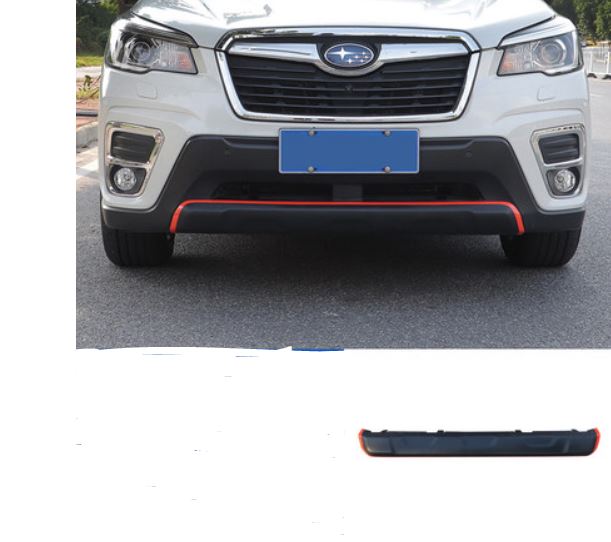 Ốp Cản Trước Viền Đỏ Subaru Forester 19-21