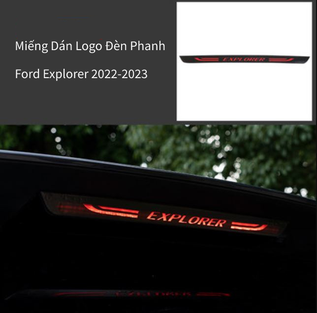 Dán logo đèn phanh sau ford exolorer 2022-2023