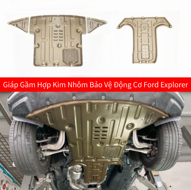 Giáp gầm bảo vệ động cơ ford explorer hợp kim nhôm