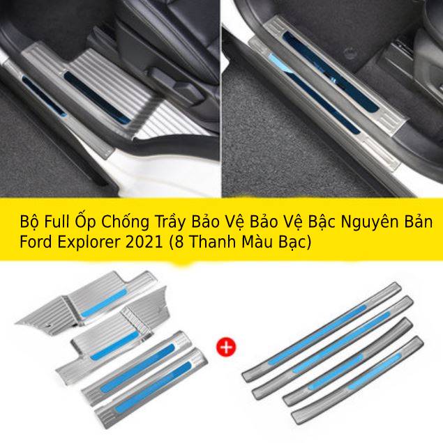 Ốp Chống Trầy Bảo Vệ Bậc Nguyên Bản Ford Explorer (8 Thanh)