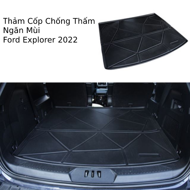 Thảm lót cốp chống thấm TPE cao cấp Ford explorer M2