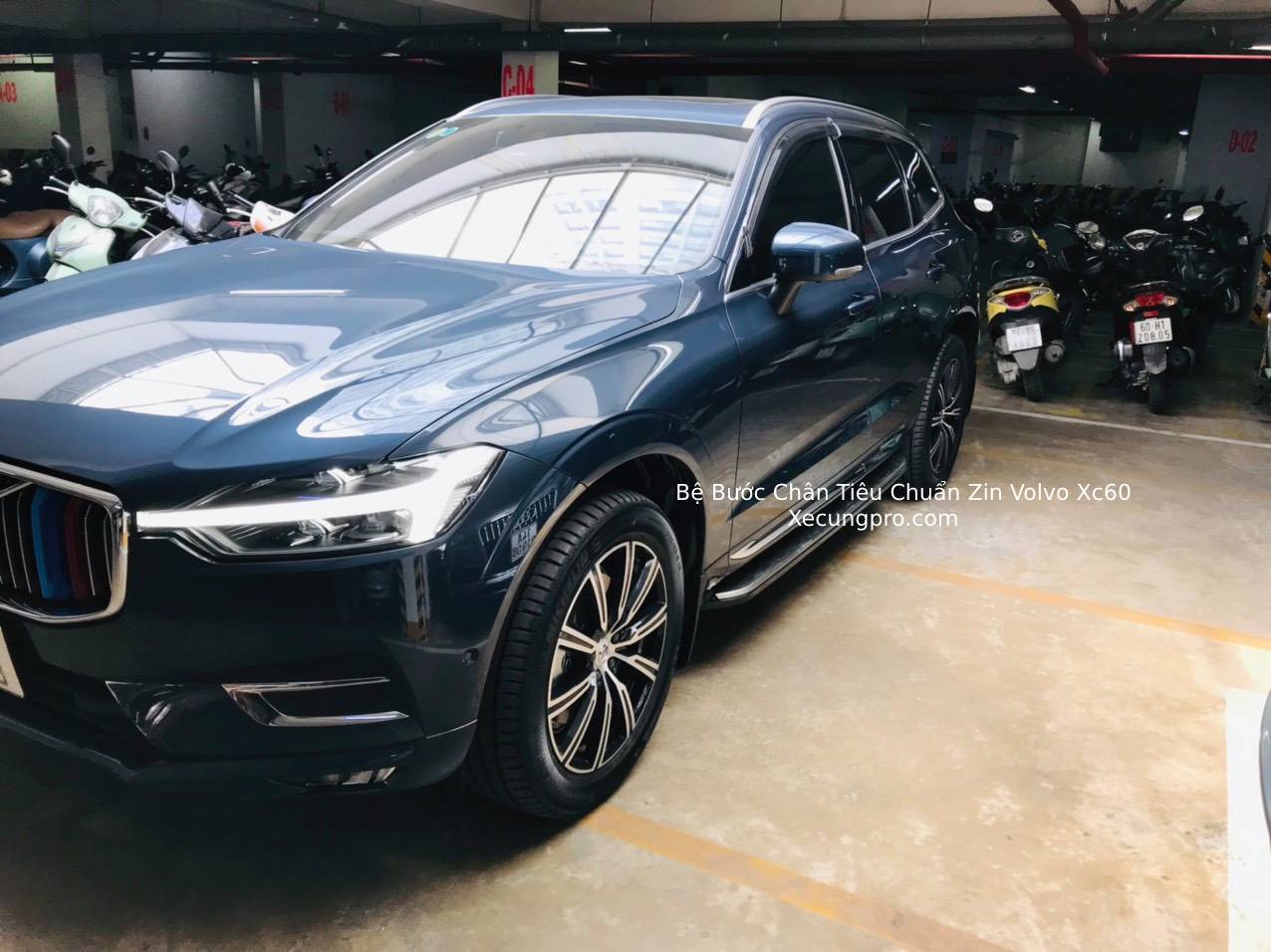 Bệ Bước Chân Volvo Xc60 (Xanh Denim Blue)