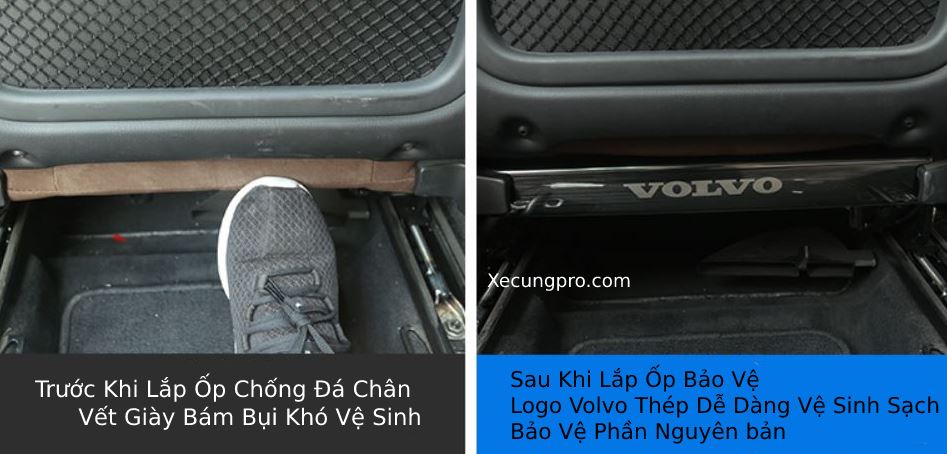 Ốp Chống Đá Chân Ghế Sau Volvo Xc60 (1 Cặp)