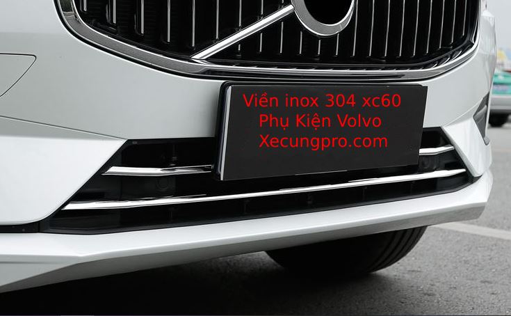 Ốp Viền Inox Tản Nhiệt Trung Tâm Volvo Xc60