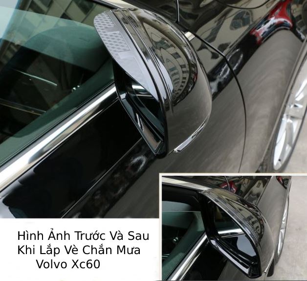    Vè Chắn Mưa Gương Hậu Volvo Xc60