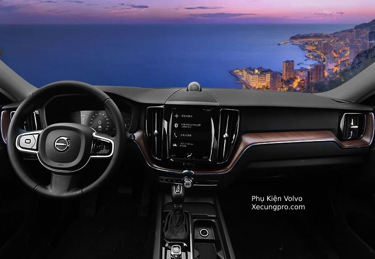 Viền Chống Xước Nội Thất Bảng Điều Khiển Trung Tâm Volvo Xc60