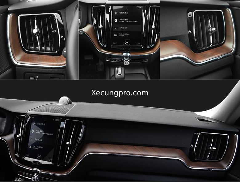 Viền Chống Xước Nội Thất Bảng Điều Khiển Trung Tâm Volvo Xc60