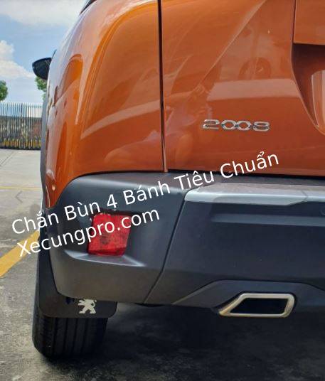 Chắn Bùn Tiêu Chuẩn  Peugeot 2008 (Bộ Bốn Bánh)