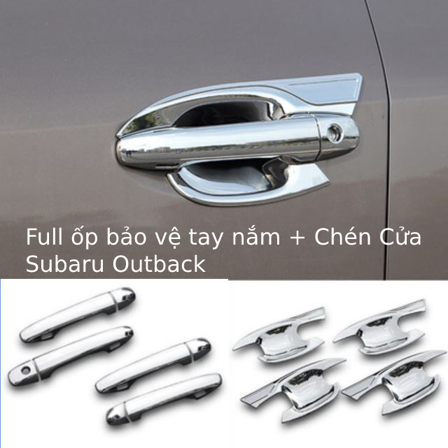 Ốp chống xước tay nắm hõm cửa subaru outback 2021