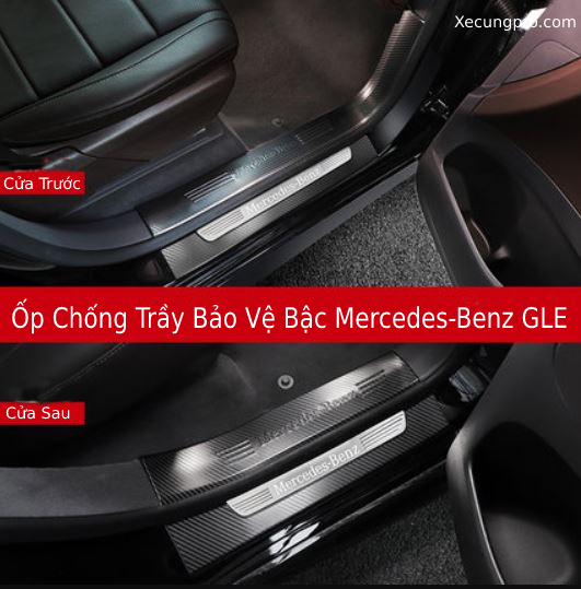 Ốp bậc chống trầy bảo vệ bậc nguyên bản Mercedes GLE