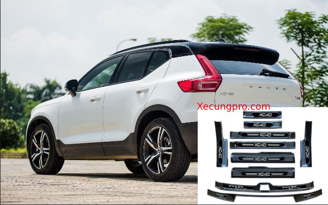 Full Bộ Ốp Bảo Vệ Bậc Cửa Volvo Xc40 (BỘ TIÊU CHUẨN)