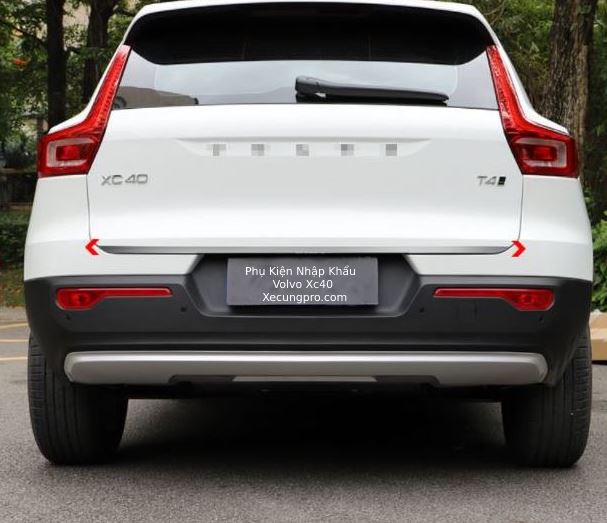 Viền Trang Trí Cốp Sau Volvo XC40 (Inox 304)